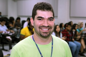 Professor Evandro, um dos responsáveis pelo sucesso do evento