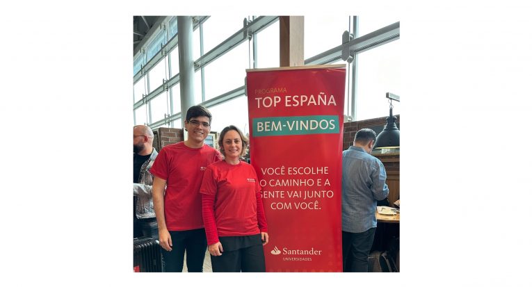 Estudante Ian Tavares a professora Dr. Patrícia Severino compartilham suas experiências no Programa Top Espanha