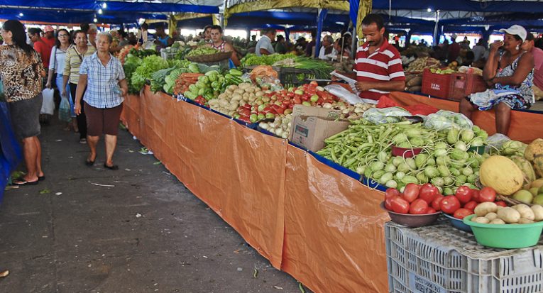 As frutas e verduras sazonais são mais ricas em nutrientes e tendem a ter preços mais acessíveis nas feiras e nos mercados (Marcos Rodrigues/PMA)
